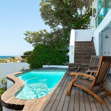 Sea Haven - Bakoven Beach Front Villa Kaapstad Buitenkant foto